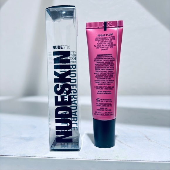 💄 NUDESTIX NUDESKIN Hydra-Peptide Lip Butter — Sugar Plum - Picture 2 of 4